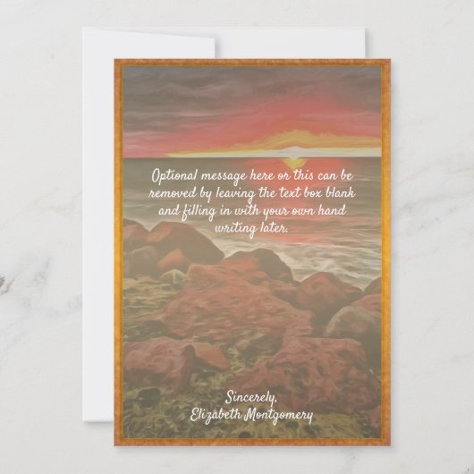 Banderas Bedankt You Sunset 914 (Achterkant)