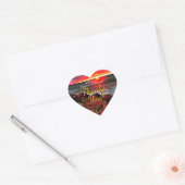 Banderas Bedankt You Sunset 914 Hart Sticker (Envelop)