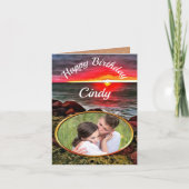 Banderas Happy Birthday Sunset 914 Kaart (Voorkant)