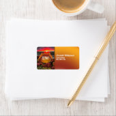 Banderas Rocky Sunset 914 Adres Etiket (Insitu)