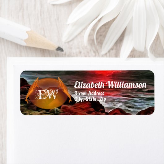 Banderas Rocky Sunset 914 Adres Etiket (Insitu)