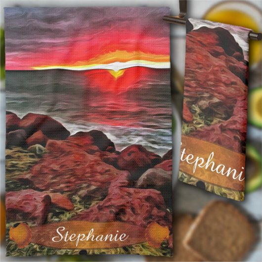 Banderas Rocky Sunset 914 Theedoek
