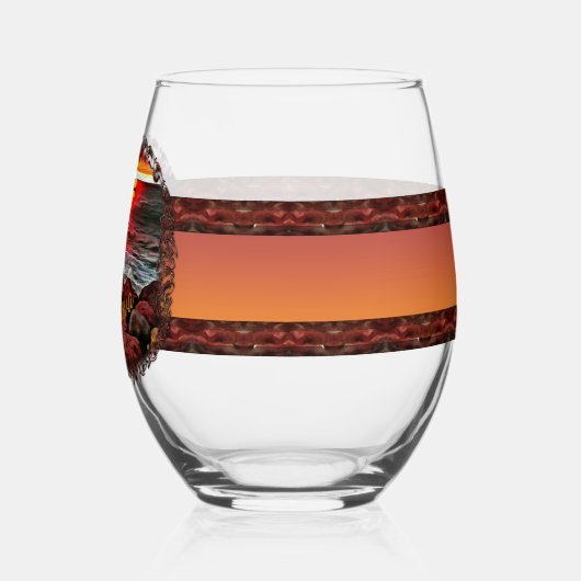 Banderas Rocky Sunset 914 Wijnglas Zonder Voet (Links)
