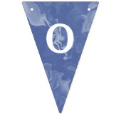 Banderines efecto marmolado azul "Congratulations" Vlaggetjes (Tweede vlag)