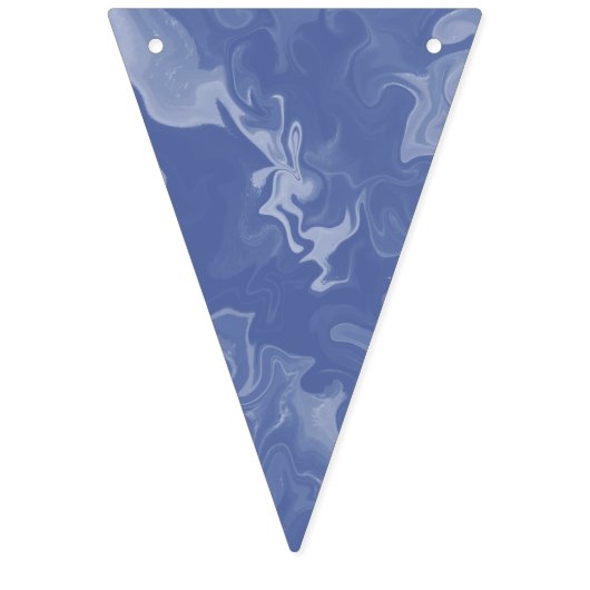 Banderines effecto marmolado azul vlaggetjes (Tweede vlag)