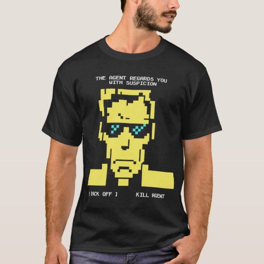 Bandersnatch Verdachte Agent T-shirt (Voorkant)