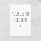 Bandhouder Plaats Kaart Euro-formaat DIY PRINTING Visitekaartje (Achterkant)