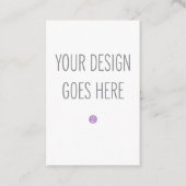 Bandhouder Plaats Kaart Euro-formaat DIY PRINTING Visitekaartje (Voorkant)