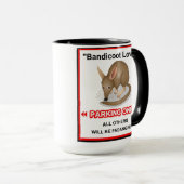 Bandicoot Lovers Mug Mok (Voorkant rechts)