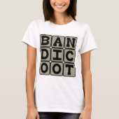Bandicoot, Marsupial Omnivore T-shirt (Voorkant)