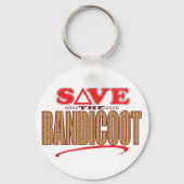 Bandicoot Save Sleutelhanger (Voorkant)