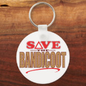 Bandicoot Save Sleutelhanger (Voorkant)