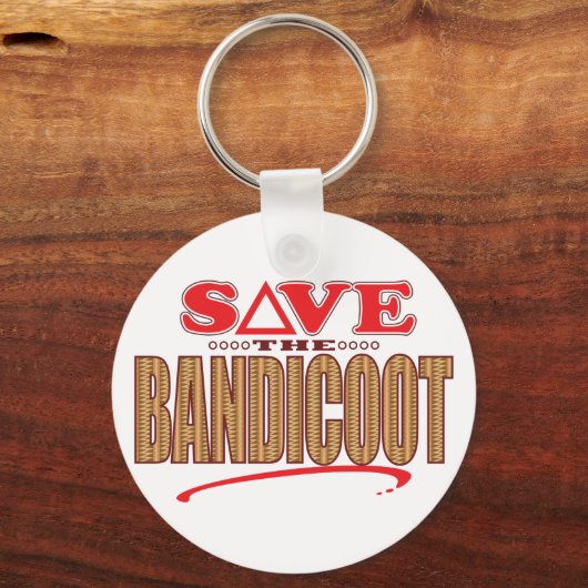 Bandicoot Save Sleutelhanger (Voorkant)