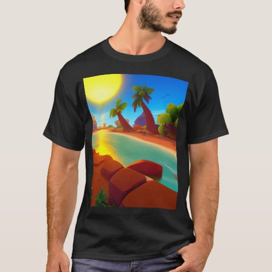 Bandicoot Zonsondergang T-shirt (Voorkant)