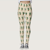 Bandidoninja van de cactus maskeerde stiekeme leggings (Voorkant)