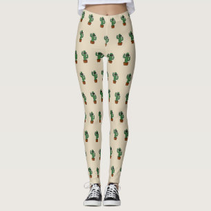 Bandidoninja van de cactus maskeerde stiekeme leggings