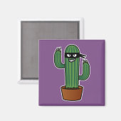 Bandidoninja van de cactus maskeerde stiekeme magneet (Voorkant / Achterkant)