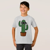 Bandidoninja van de cactus maskeerde stiekeme t-shirt (Voorkant volledig)