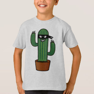 Bandidoninja van de cactus maskeerde stiekeme t-shirt