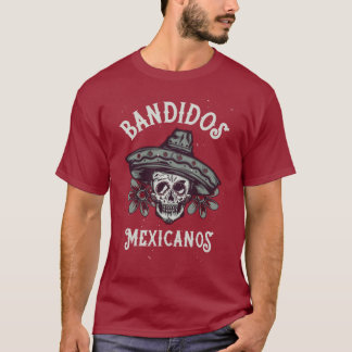 Bandidos Mexicanos Maroon T-Shirt