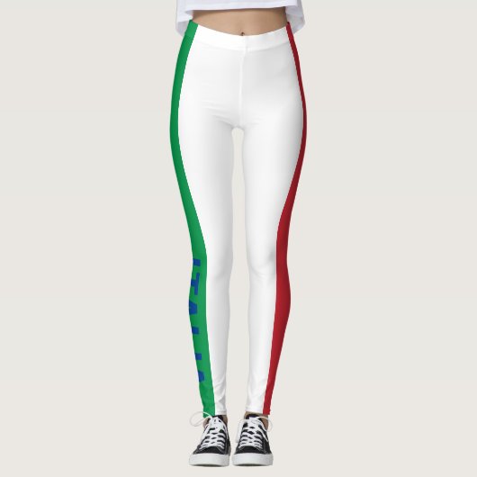 Bandiera d'Italia Leggings (Voorkant)