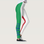 Bandiera d'Italia Leggings<br><div class="desc">Bandiera d'Italia / vlag van Italië.</div>