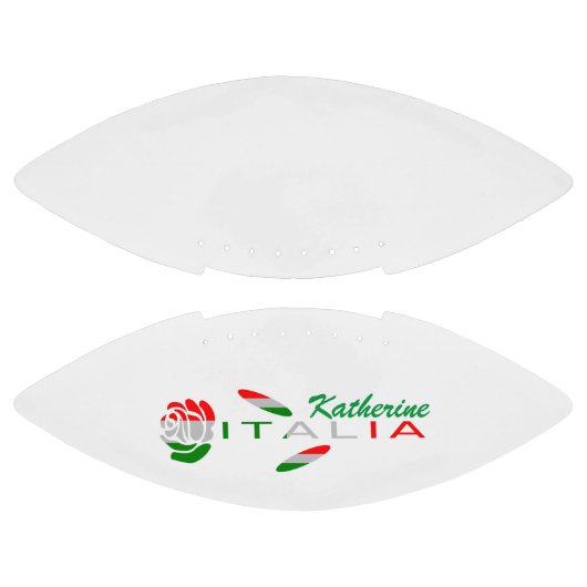 Bandiera d'Italia Rosa Gepersonaliseerd American Football (Panelen)