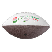 Bandiera d'Italia Rosa Gepersonaliseerd American Football (Gedraaid 270)