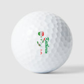 Bandiera d'Italia Rosa Gepersonaliseerd Golfballen (Voorkant)