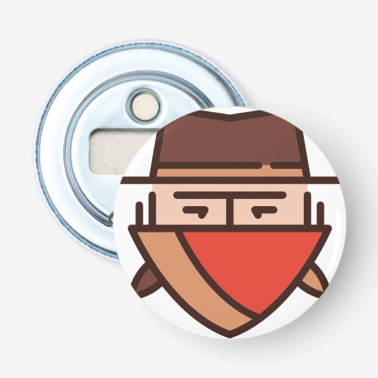 bandiet button flesopener (Voorkant)