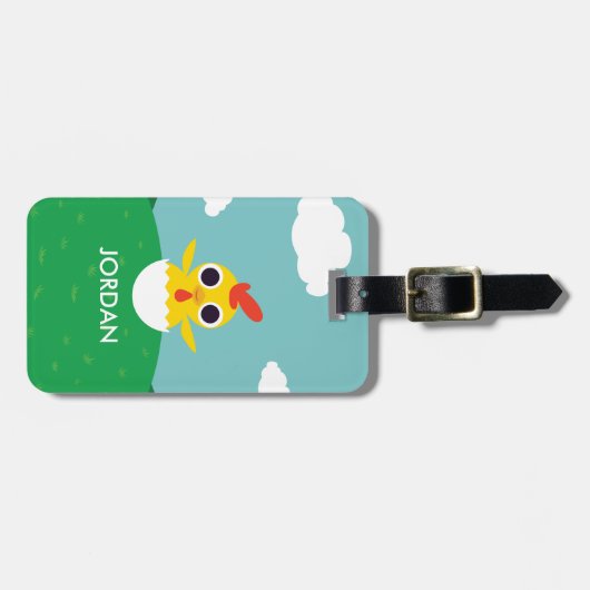 Bandiet het Kuiken Bagagelabel (Voorkant horizontaal)