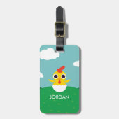 Bandiet het Kuiken Bagagelabel (Voorkant verticaal)