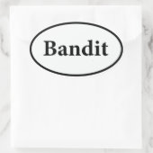 bandiet ovale sticker (Tas)