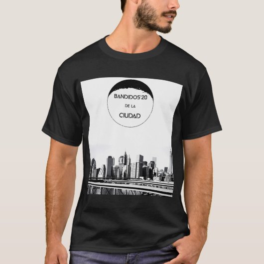 Bandieten in de stad t-shirt (Voorkant)