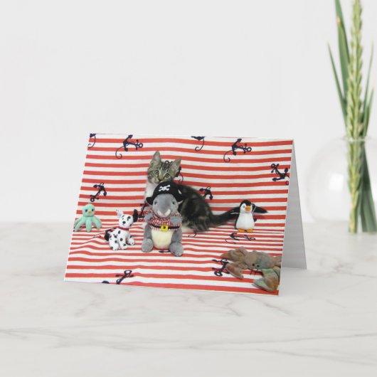 Bandit Anchors Away Wenskaart Kaart (Voorkant)