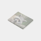 Bandit at Rest Cute Raccoon Post-it® Notes (Schuin)
