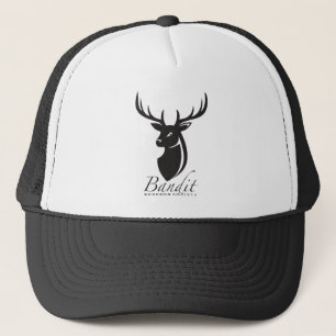 Bandit Baseball Hoed - Zwart Logo Trucker Pet