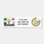 Bandit Bumper Stixker met logo's Bumpersticker (Voorkant)