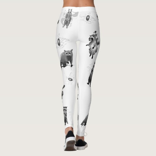 Bandit de Raccoon Leggings (Achterkant)