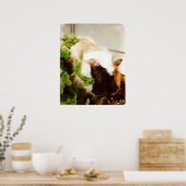 Bandit in the Flowers Poster (Keuken)