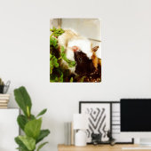 Bandit in the Flowers Poster (Thuiskantoor)