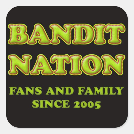Bandit Nation Stickers (Voorkant)
