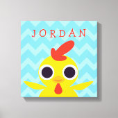Bandit the Chick Canvas Afdruk (Voorkant)