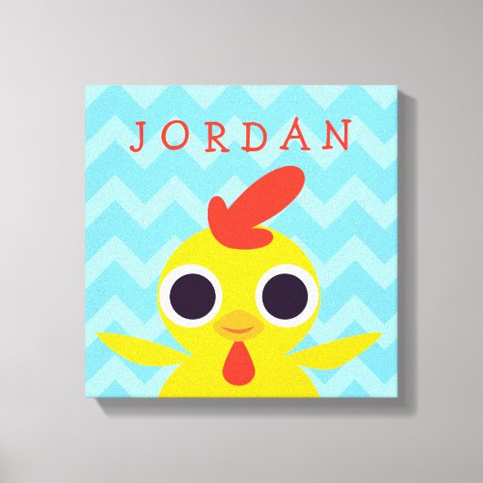 Bandit the Chick Canvas Afdruk (Voorkant)
