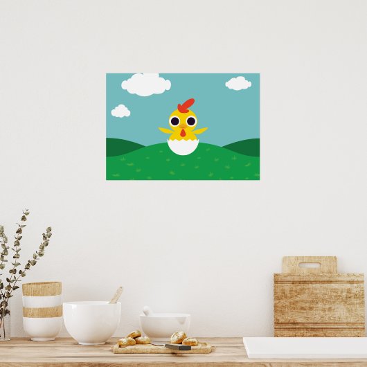 Bandit the Chick Poster (Keuken)