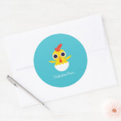 Bandit the Chick Ronde Sticker (Envelop)