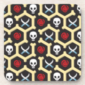 Bandit Theme Pattern Bier Onderzetter (Voorkant)