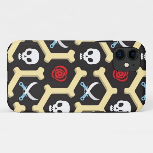Bandit Theme Pattern Case-Mate iPhone Case (Achterkant (horizontaal))