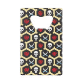 Bandit Theme Pattern Creditkaart Flessenopener (Voorkant)