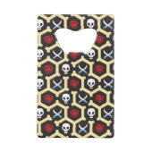 Bandit Theme Pattern Creditkaart Flessenopener (Achterkant)